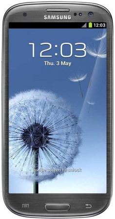 Смартфон Samsung Galaxy S3 GT-I9300 16Gb Titanium grey - Моршанск